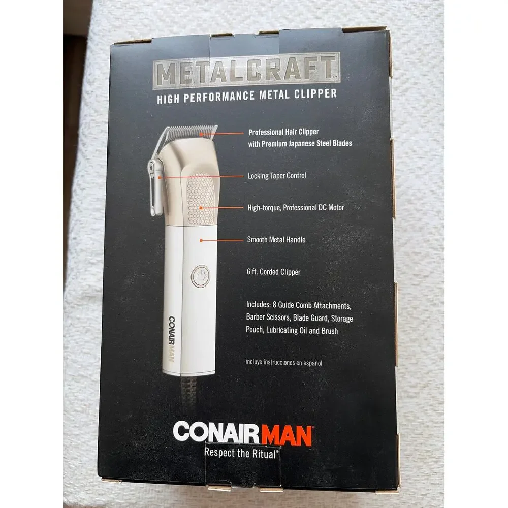 Conair man metalcraft high-performance professional metal clippers
